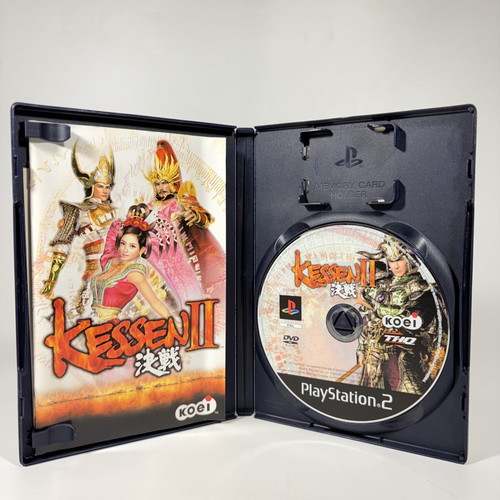 Kessen II PlayStation 2 game used, complete with manual