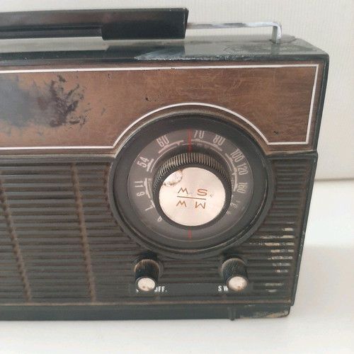 Marc radio used, 1960s vintage for decor or repair