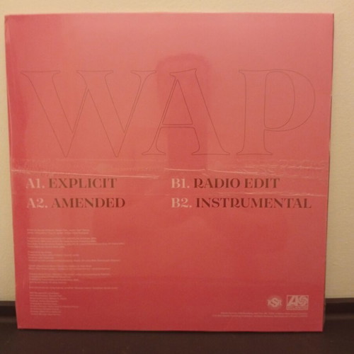 Cardi B Feat. Megan Thee Stallion WAP vinyl 12" limited edition, new