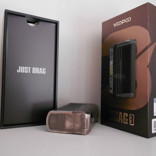 Voopoo Drag 3 177W Grey and Hellvape Dead Rabbit V2 RTA Gun Metal