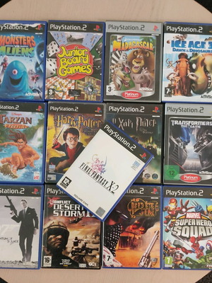 PlayStation 2 games like new, pack of 13