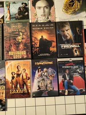 Movies on DVD used, various titles with subtitles