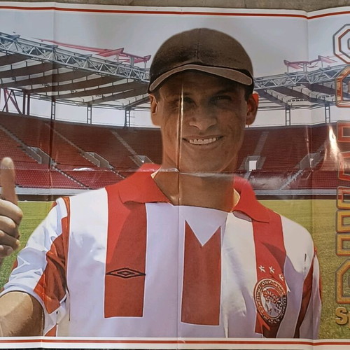 Rivaldo poster like new from newspaper