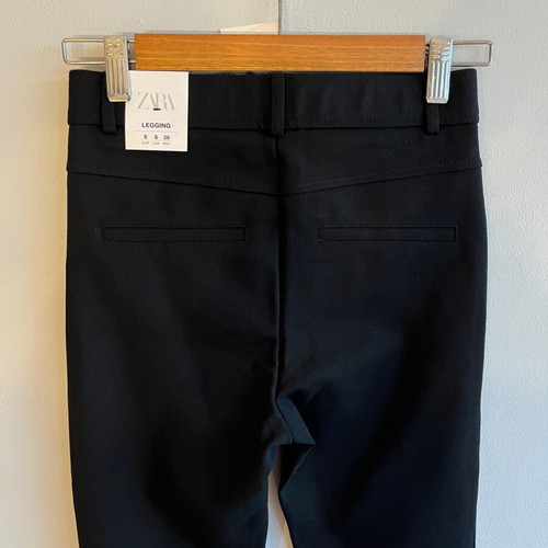 ZARA Legging S нов дамски черен панталон