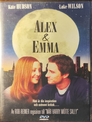 Alex and Emma DVD μεταχειρισμένο, κωμωδία και αισθηματική με υπότιτλους