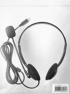 Sandberg USB-C ενσύρματα ακουστικά με μικρόφωνο