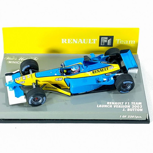 Renault F1 Launch Version 2002 Jenson Button 1:43 Minichamps