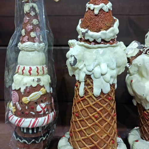 Vintage Trimar Christmas candles new set of 4 pieces