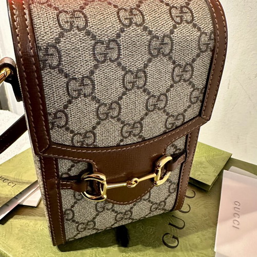 Gucci Horsebit 1955 Mini Bag used, full set with box and dustbag