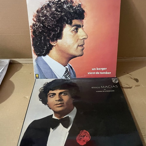 Enrico Macias 10 vinyl records collection