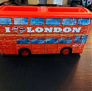 Παζλ 3d London Bus (Ravensburger) με 216 κομμάτια που γίνεται και μολυβοθήκη 7€