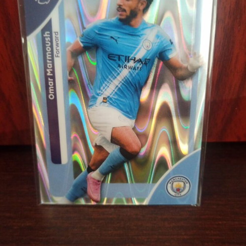Omar Marmoush Silver Topps Chrome Card like new