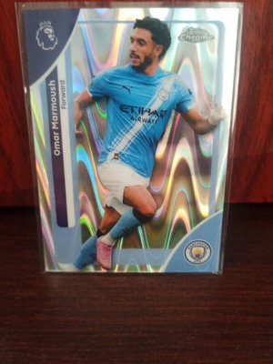 Omar Marmoush Silver Topps Chrome Card like new