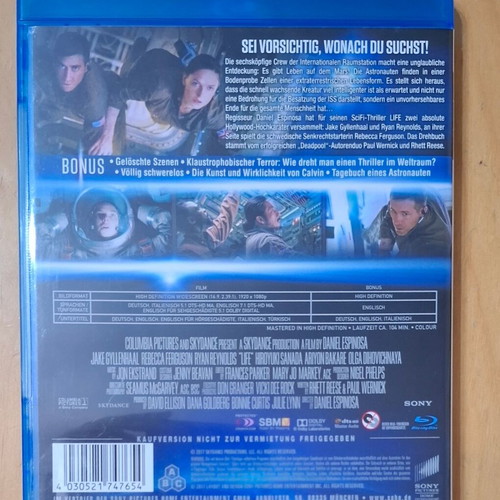 Life Blu-ray new without Greek subtitles