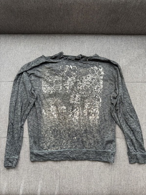 Gas women's blouse like new, size L, cotton and polyester, black