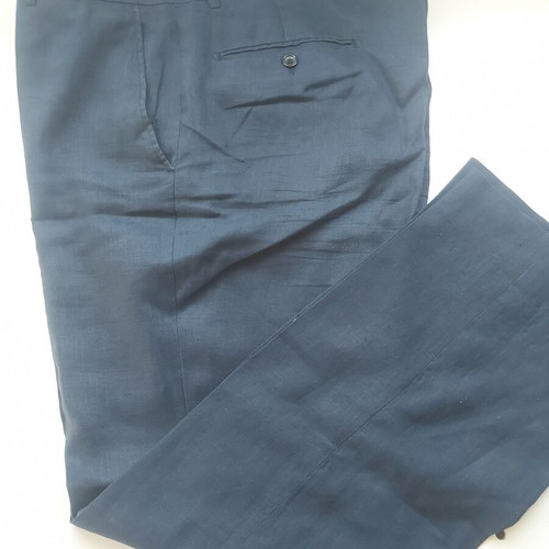 Men's linen pants XL like new, dark navy blue