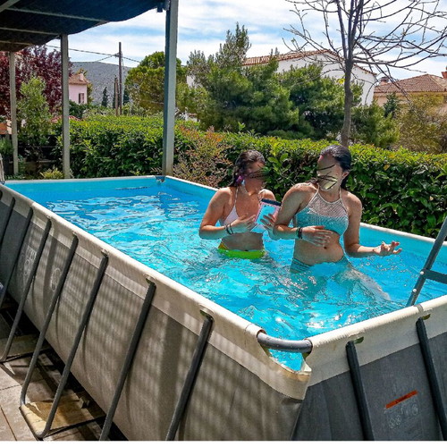 Intex Ultra Frame garden pool 4m*2m*1m like new