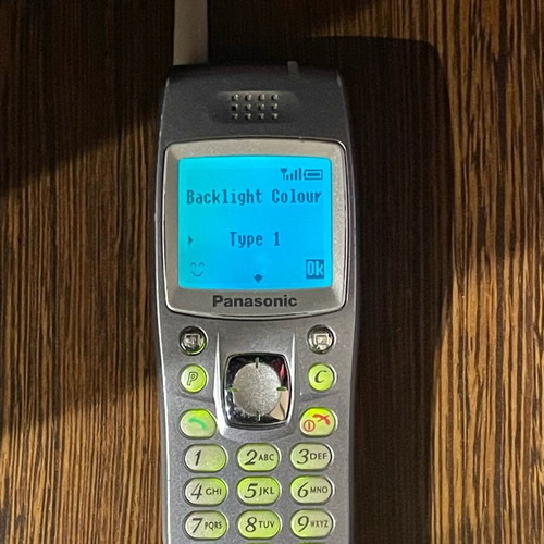 Panasonic GD-93 used phone with original charger and color display