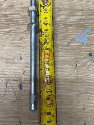 M10 Concrete Screws Set of 10, Approximately 17 cm, New