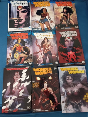 Wonder Woman comic set of 9 English like new