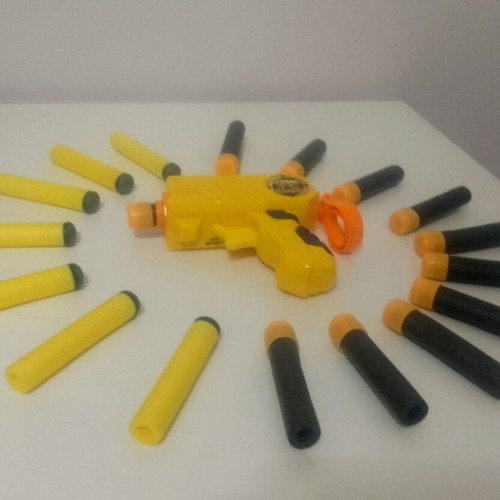 Nerf Mini Launcher N Series Duo Pack with 18 darts like new