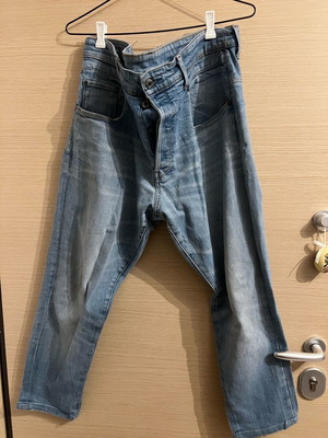 Raw pants like new, size XL, blue