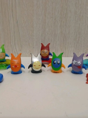 Συλλεκτικές Kinder Surprise Φιγούρες Μινιατούρες Crazy Friends μεταχειρισμένες, σετ