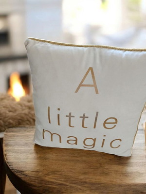 Decorative pillow like new, 40x40 cm
