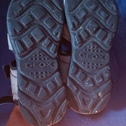 Geox boy sandals like new, water friendly, size 35, grey and blue