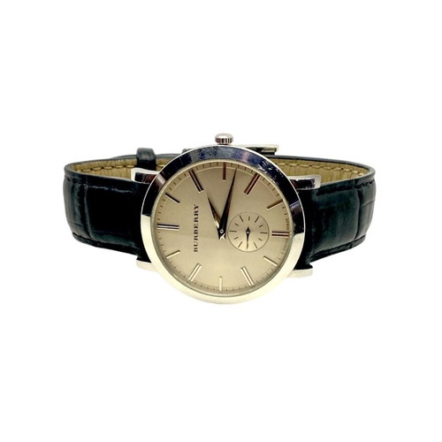 Burberry watch used, stainless steel, waterproof with sapphire 40mm