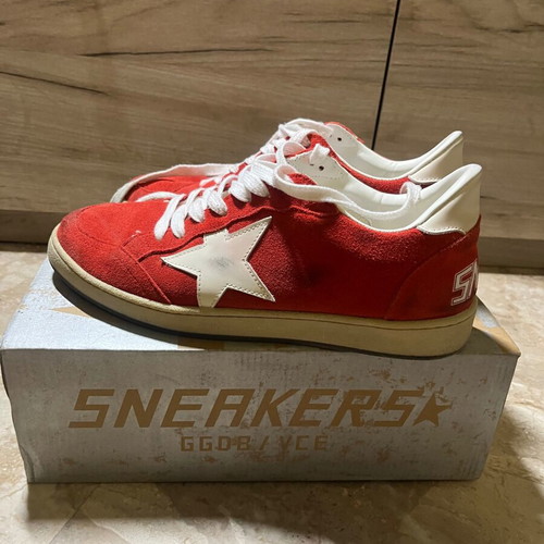 Golden Goose Ball Star sneakers red, size 42