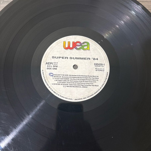 Super Summer 84 vinyl used, electronic music