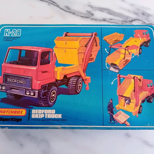 Matchbox Super Kings K-28 Bedford Skip Truck toy car new