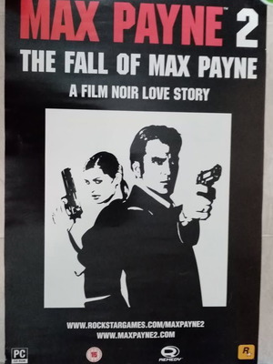 Max Payne 2 The Fall Of Max Payne poster used, 2003