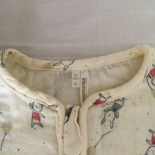 Orchestra Summer Sleeping Bag TOG 0.5 Like New for 6-18 Months
