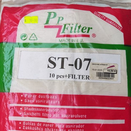 SITRAM 07 vacuum bags 10 pcs with filter new