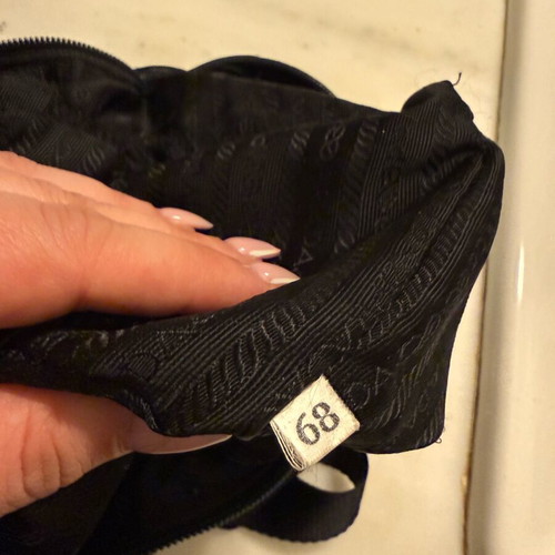 Prada Re-Nylon used black vintage backpack