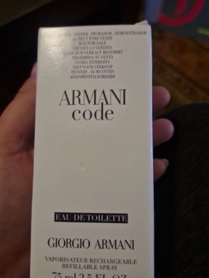 Armani Code EDT 75ml καινούργιο γεμάτο σφραγισμένο