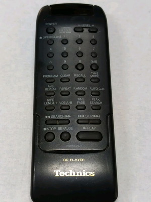 Technics CD remote control used