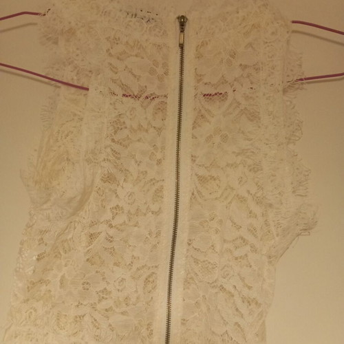 Zara lace blouse white size S like new