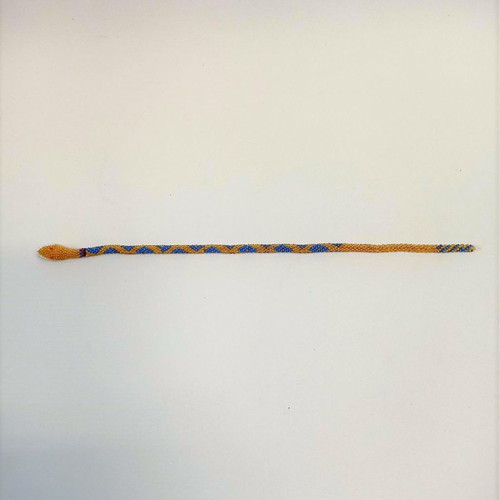 Handmade decorative beadwork old, length 32.5 cm
