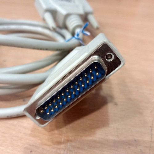 Parallel cable 1.8m DB25 25Pin Male to Female used, for old type printers