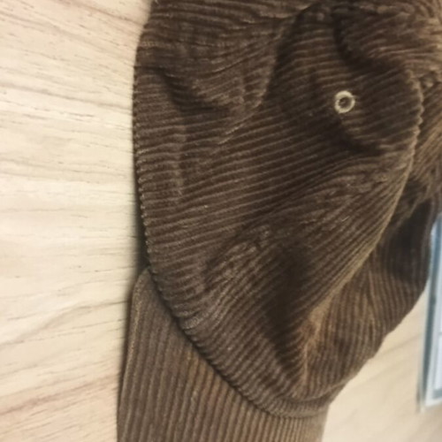 Corduroy brown hat like new, size 58