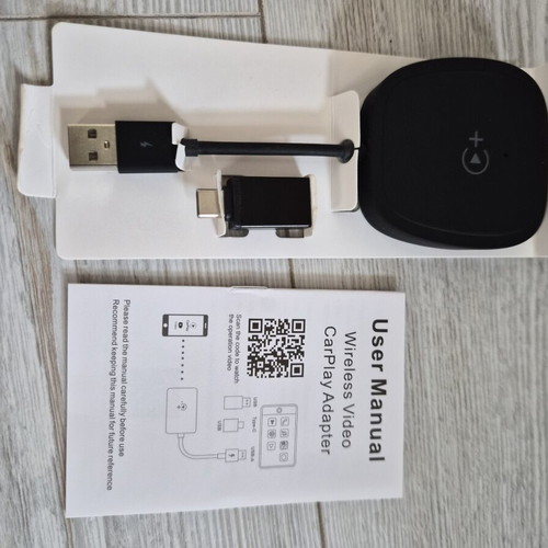 Wireless CarPlay adapter new with USB and Type-C connectors
