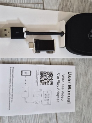 Wireless CarPlay adapter new with USB and Type-C connectors