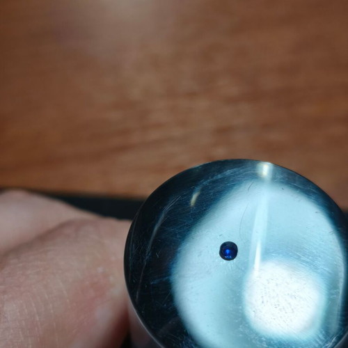 Benitoite 0.06ct new, extremely rare gem