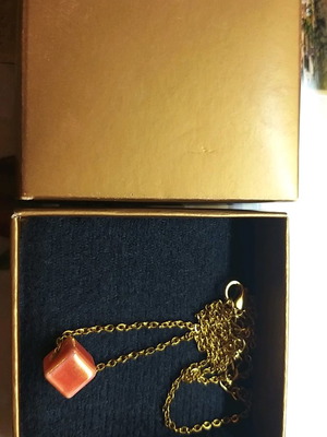 Necklace with gold chain new