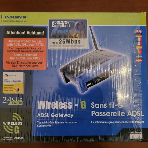 Linksys Wireless-G ADSL Gateway WAG54G ver.2 used