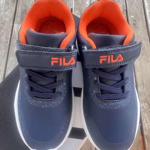 Fila Memory Fast 6 V Nanobionic Kids Athletic Shoes New Blue Orange