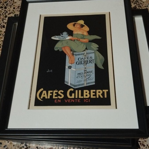 Framed vintage art print like new